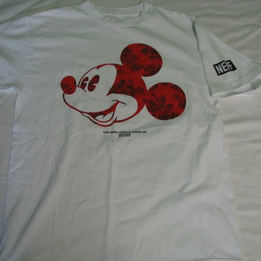 Disney x Neff Too Many People Grow Up T-Shirt, M